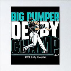 Cal Raleigh Big Dumper Derby Champ Seattle Baseball Poster