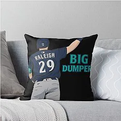 Cal Raleigh Throw Pillow