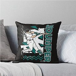 Cal Raleigh Seattle Baseball Throw Pillow