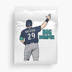 Cal Raleigh Duvet Cover