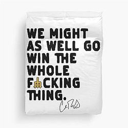 Might as well win c  Raleigh Duvet Cover