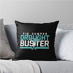 Cal Raleigh Seattle Baseball Throw Pillow