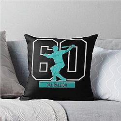 Cal Raleigh 60 Home Run Season Throw Pillow