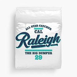 All Star Catcher Cal Raleigh Big Dumper 29 Duvet Cover
