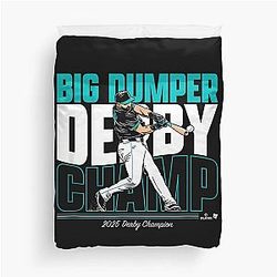 Cal Raleigh - Seattle Baseball Duvet Cover