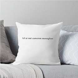 Cameron Monaghan Throw Pillow (Black)