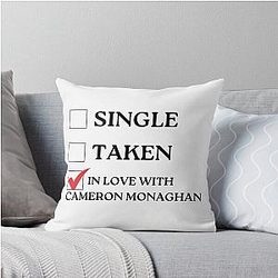 In Love with Cameron Monaghan Throw Pillow