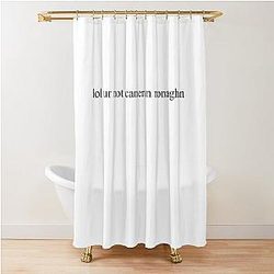 Cameron Monaghan Black Shower Curtain