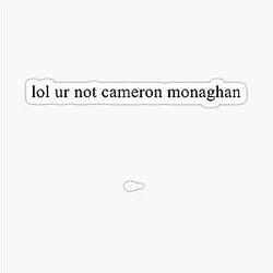 Cameron Monaghan Sticker