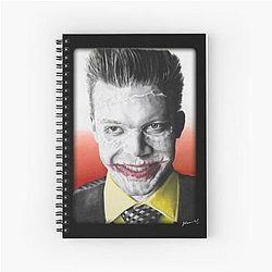 Cameron Monaghan as Jerome Valeska fanart Spiral Notebook