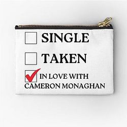 in love with Cameron Monaghan Zipper Pouch