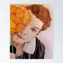Amber Poster (Cameron Monaghan with Flower)
