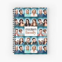 Modern Family Funny Poster 
Cameron Tucker Gloria Pritchett Tv Show Series Sitcom Spiral Notebook