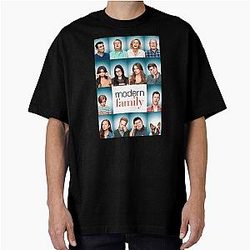 Modern Family Funny Poster Cameron Tucker Gloria Pritchett TV Show Series Sitcom Oversized T-Shirt