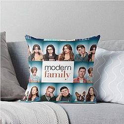 Modern Family Funny TV Show Series Sitcom Throw Pillow