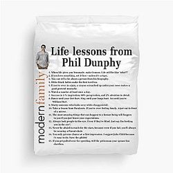 Life Lessons From Modern Family Cameron Tucker Dunphy Gift Duvet Cover