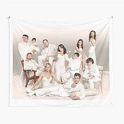 Modern Family Funny Poster Phil Dunphy Haley Dunphy Claire Dunphy Cameron Tucker Gloria Pritchett TV Show Series Sitcom Tapestry