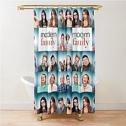 Modern Family Funny Poster Claire Dunphy Haley Dunphy Cameron Tucker Gloria Pritchett Show Curtain