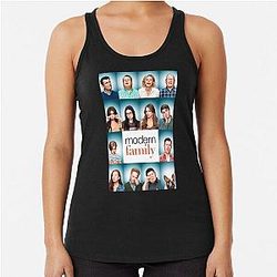Modern Family Funny Racerback Tank Top, Claire Dunphy, Haley Dunphy, Phil Dunphy, Cameron Tucker, Gloria Pritchett
