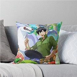 Campfire Cooking in Another World with My Absurd Skill Tondemo Skill Isekai Hōrō Meshi Throw Pillow