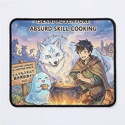 Campfire Cooking in Another World Otaku Isekai Adventure & Absurd Skill Cooking Mouse Pad