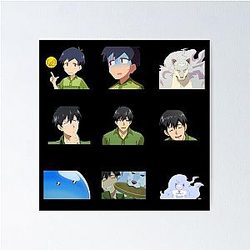 Campfire Cooking in Another World with My Absurd Skill Tondemo Skill Isekai Hourou Meshi Pack Stickers Poster