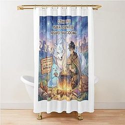 Campfire Cooking in Another World: Otaku Isekai Adventure Skill Shower Curtain