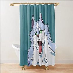 Fel Fanart Campfire Cooking in Another World with My Absurd Skill Shower Curtain