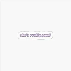 She's good Camp Rock Purple TikTok Sticker