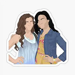 Mitchie and Caitlyn - Camp Rock 2: The Final Jam Sticker
