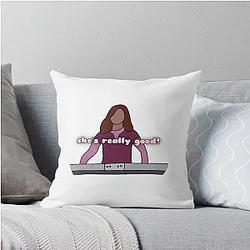 She's good Camp Rock Art Throw Pillow