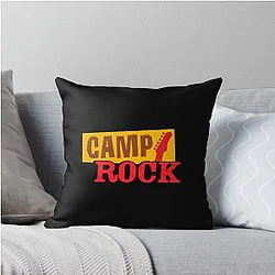 Camp Rock Throw Pillow