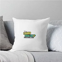 Camp Rock Throw Pillow