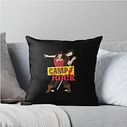 Camp Rock Throw Pillow