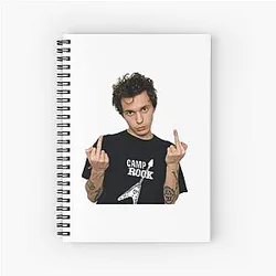 Kurtis Conner Hates You but Loves Camp Rock Spiral Notebook