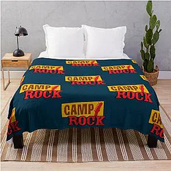 Camp Rock Throw Blanket
