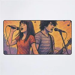 Camp Rock Desk Mat