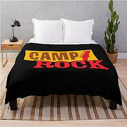 Camp Rock Throw Blanket