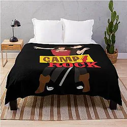 Camp Rock Throw Blanket