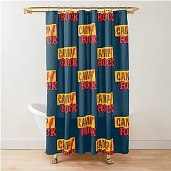 Camp Rock Shower Curtain