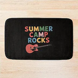 Summer Camp Staff Counselor Kids Bath Mat