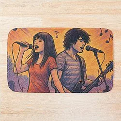 Camp Rock Bath Mat