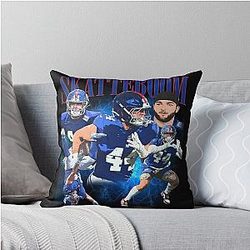 Cam Skattebo Ny Giants Throw Pillow