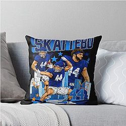 Cam Skattebo Graphic Giants Football Arizona State Sun Devils Throw Pillow