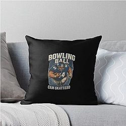 Vintage Football NY Giants Graphic Camo Throw Pillow