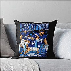 Cam Skattebo Graphic: Giants Football Arizona State Sun Devils Throw Pillow