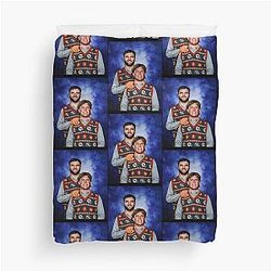 Jaxson Dart Cam Skattebo New York Football T-shirt Step Brothers Ugly Christmas Sweater Duvet Cover