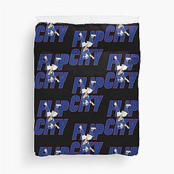 Cam Skattebo Flip City New York Giants Duvet Cover