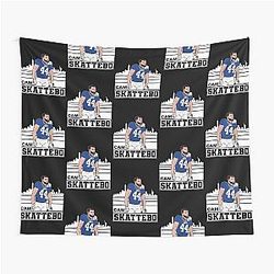 Cam Skattebo New York Skyline Football Fan Tapestry