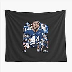 Cam Skattebo New York Flag Tapestry